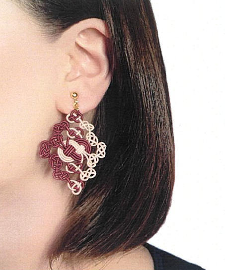 【ACCESSORY】Mizuhiki earrings <Dia>