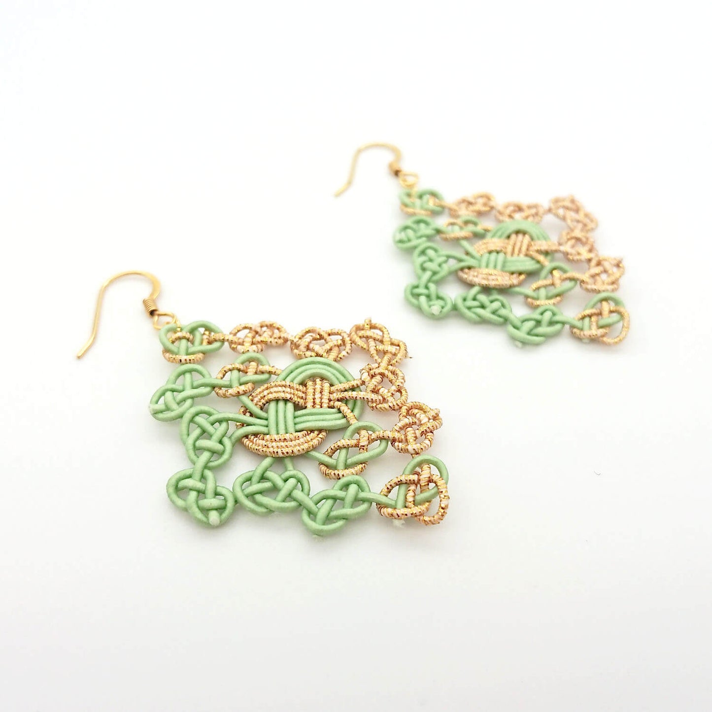 【ACCESSORY】Mizuhiki earrings <Dia>