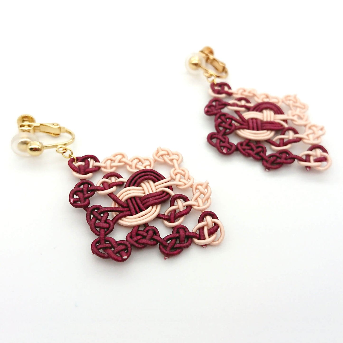 【ACCESSORY】Mizuhiki earrings <Dia>