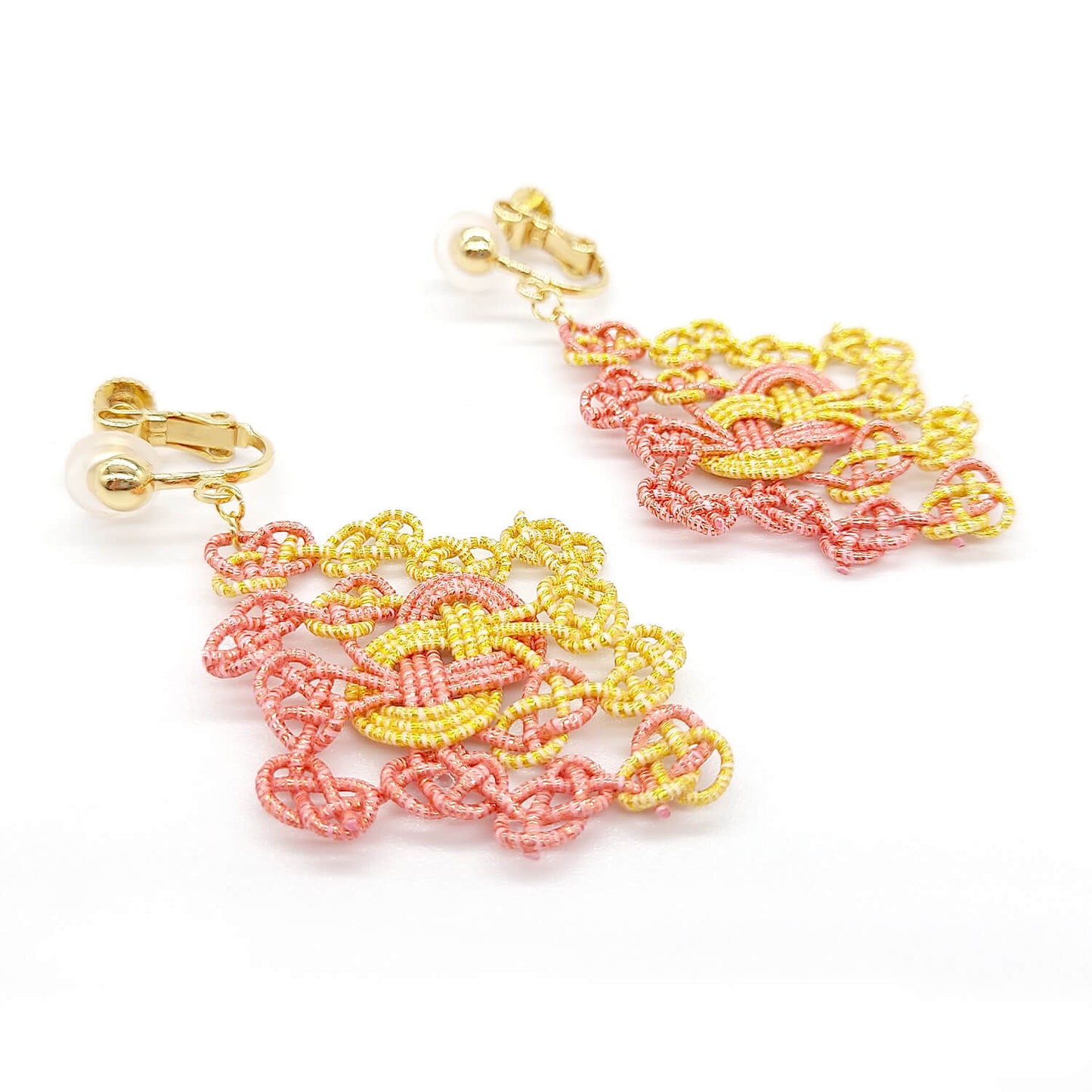 【ACCESSORY】Mizuhiki earrings <Dia>