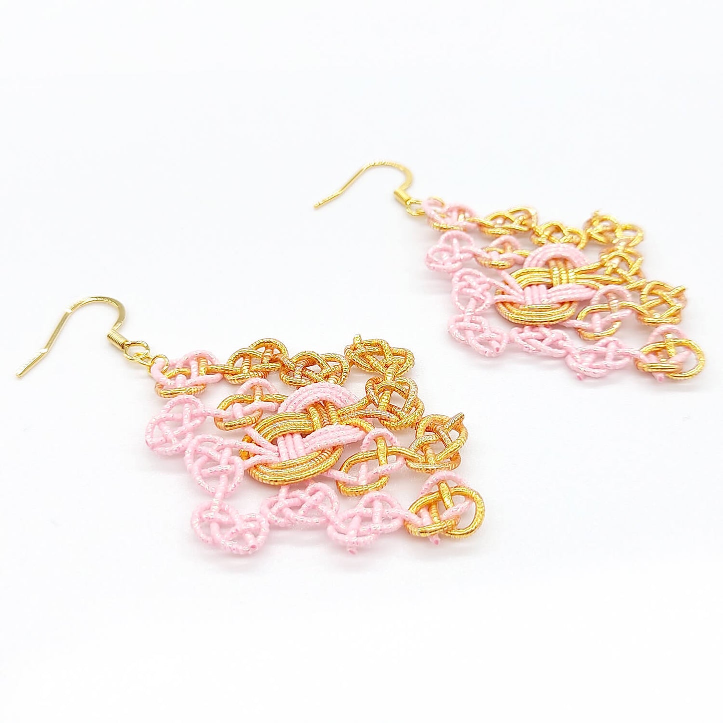 【ACCESSORY】Mizuhiki earrings <Dia>