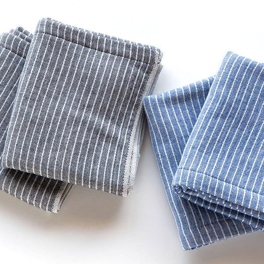 【BATH&SHOWER】Trad series Stripped Face Towel
